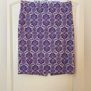 J Crew women’s pencil skirt. Size 2.  Used. Fully lined